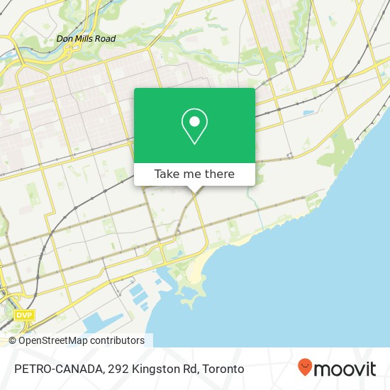 PETRO-CANADA, 292 Kingston Rd plan