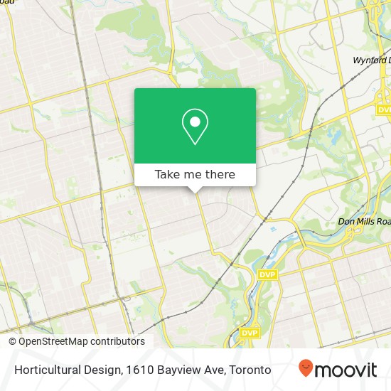 Horticultural Design, 1610 Bayview Ave map