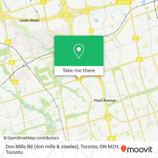 Don Mills Rd (don mills & steeles), Toronto, ON M2H plan