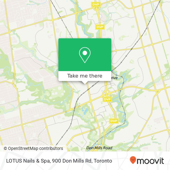 LOTUS Nails & Spa, 900 Don Mills Rd map