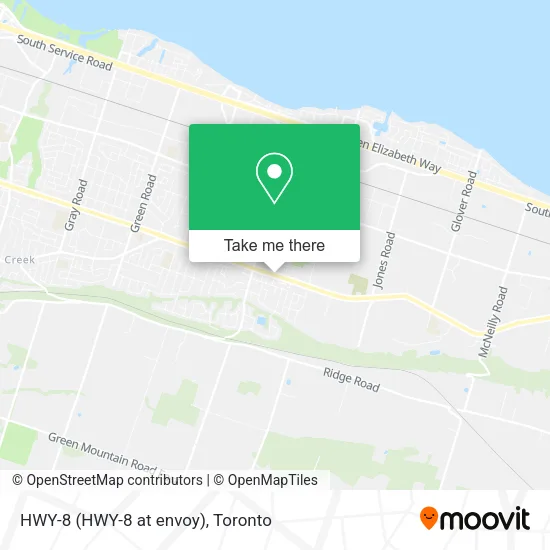 HWY-8 (HWY-8 at envoy) map