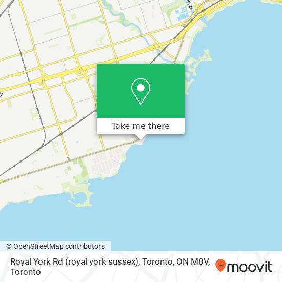 Royal York Rd (royal york sussex), Toronto, ON M8V map