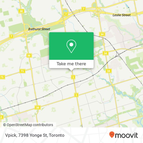 Vpick, 7398 Yonge St map