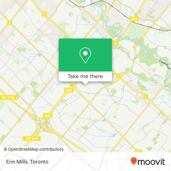 Erin Mills map