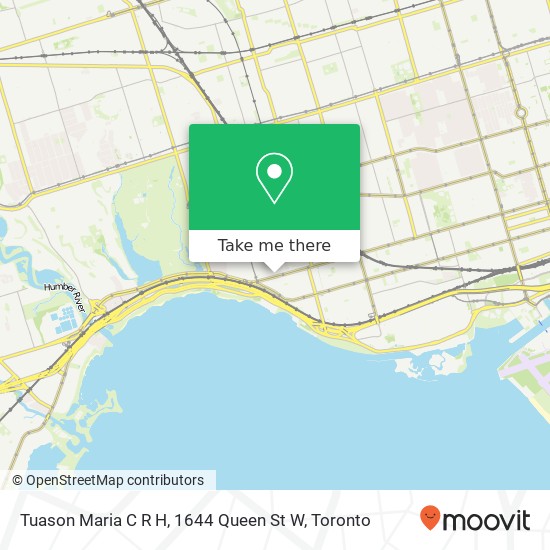 Tuason Maria C R H, 1644 Queen St W map