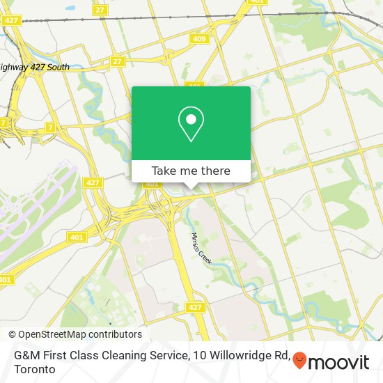 G&M First Class Cleaning Service, 10 Willowridge Rd map