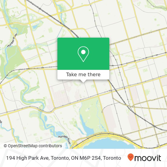 194 High Park Ave, Toronto, ON M6P 2S4 map