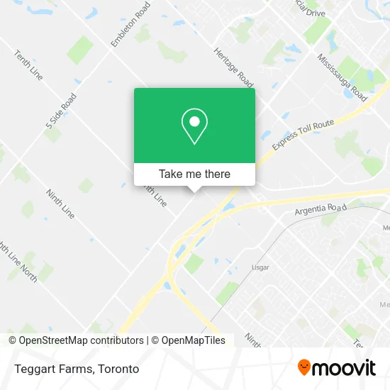 Teggart Farms map