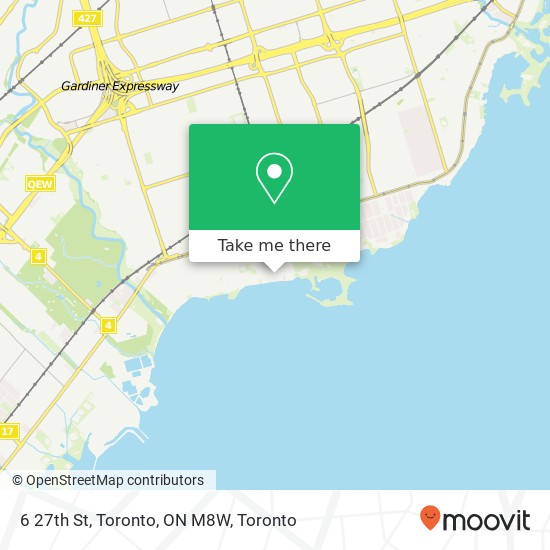 6 27th St, Toronto, ON M8W map