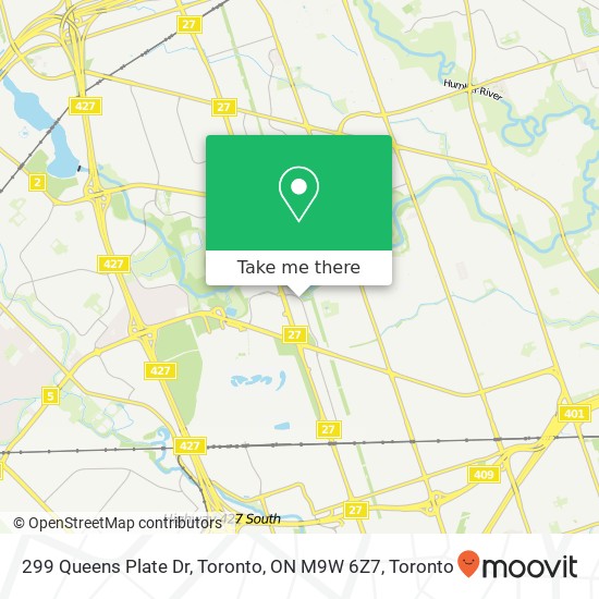 299 Queens Plate Dr, Toronto, ON M9W 6Z7 map