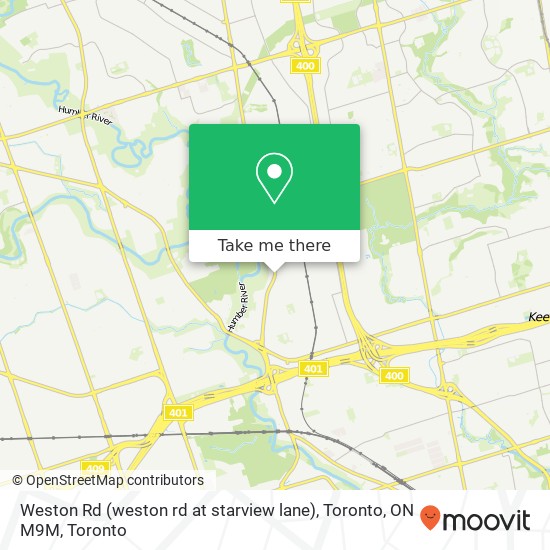 Weston Rd (weston rd at starview lane), Toronto, ON M9M plan