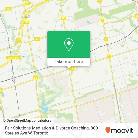 Fair Solutions Mediation & Divorce Coaching, 800 Steeles Ave W map