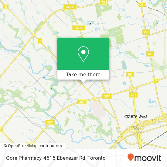 Gore Pharmacy, 4515 Ebenezer Rd map