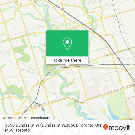 3850 Dundas St W (Dundas St W,3850), Toronto, ON M6S map