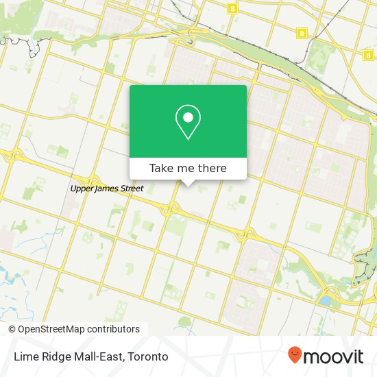 Lime Ridge Mall-East map