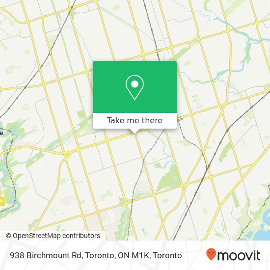 938 Birchmount Rd, Toronto, ON M1K map