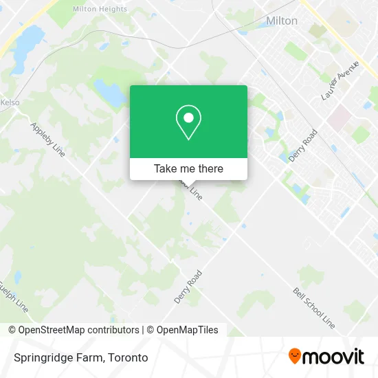 Springridge Farm, 7256 Bell School Line map