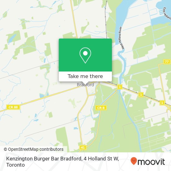 Kenzington Burger Bar Bradford, 4 Holland St W map