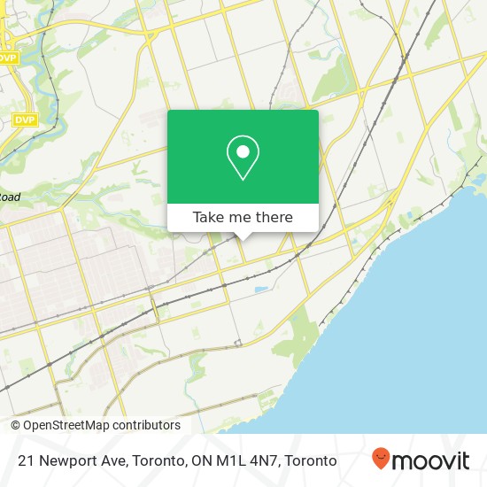 21 Newport Ave, Toronto, ON M1L 4N7 map