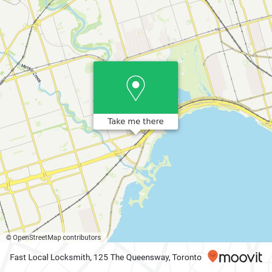 Fast Local Locksmith, 125 The Queensway map