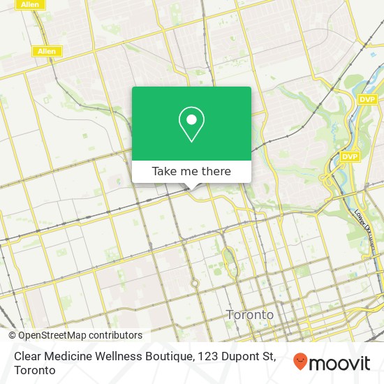 Clear Medicine Wellness Boutique, 123 Dupont St map
