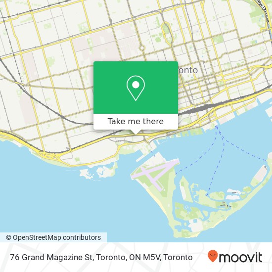 76 Grand Magazine St, Toronto, ON M5V map