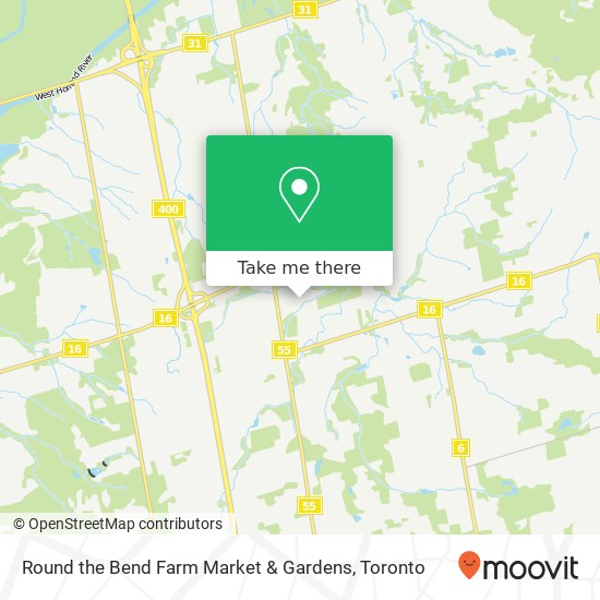 Round the Bend Farm Market & Gardens, 16225 Jane St map