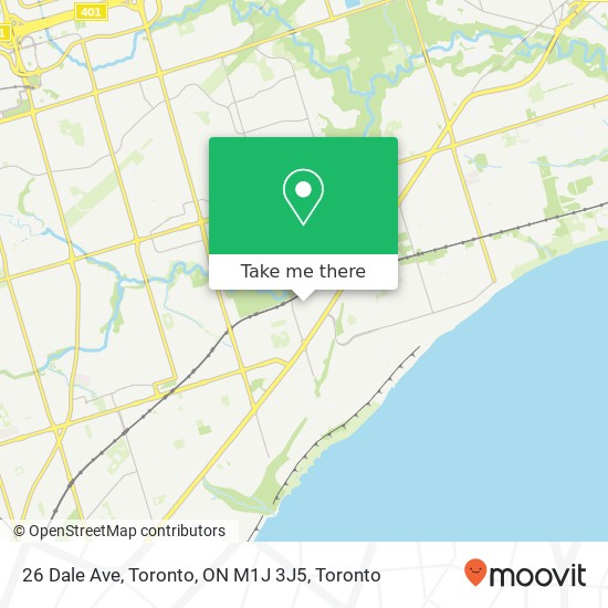 26 Dale Ave, Toronto, ON M1J 3J5 map