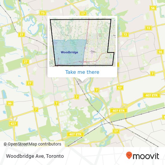 Woodbridge Ave, Vaughan, ON L4L map