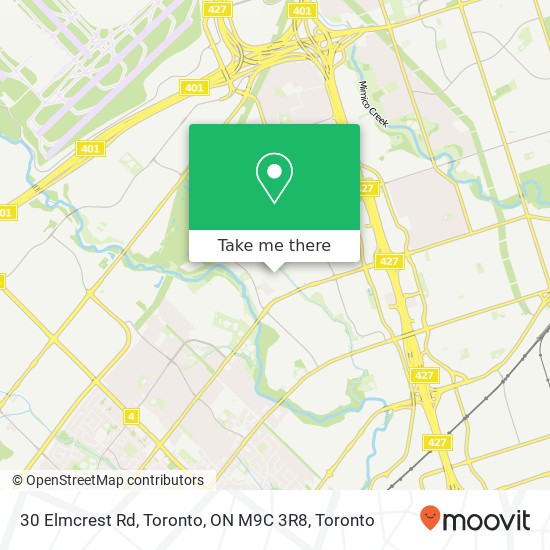 30 Elmcrest Rd, Toronto, ON M9C 3R8 map