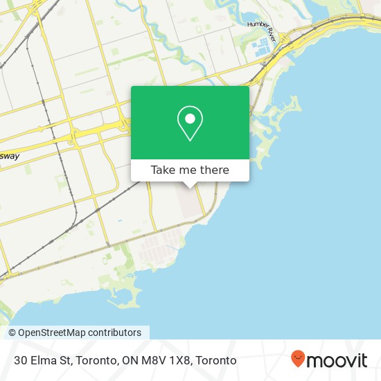 30 Elma St, Toronto, ON M8V 1X8 map