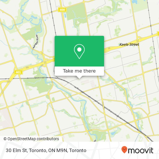 30 Elm St, Toronto, ON M9N map