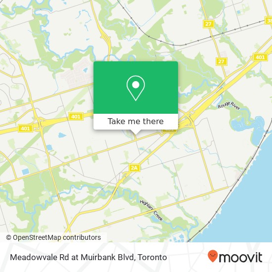 Meadowvale Rd at Muirbank Blvd map