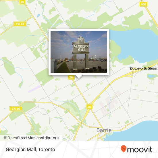 Georgian Mall map