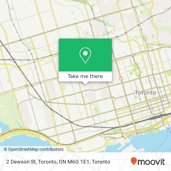 2 Dewson St, Toronto, ON M6G 1E1 plan