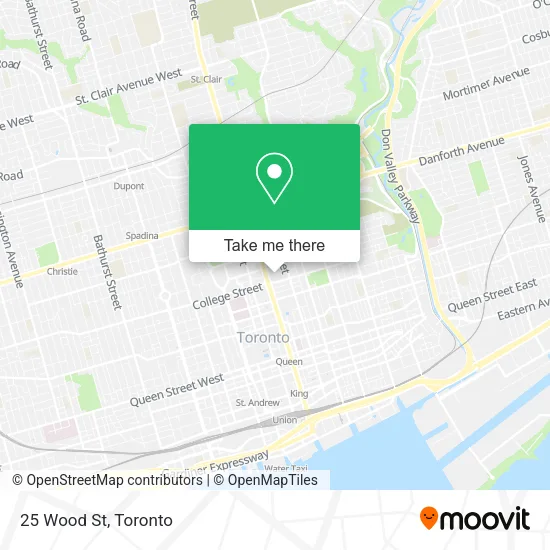 25 Wood St map