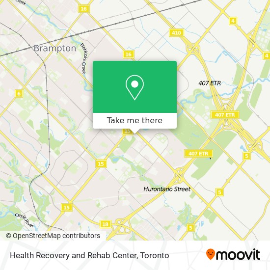 Health Recovery and Rehab Center map