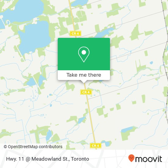 Hwy. 11 @ Meadowland St. map