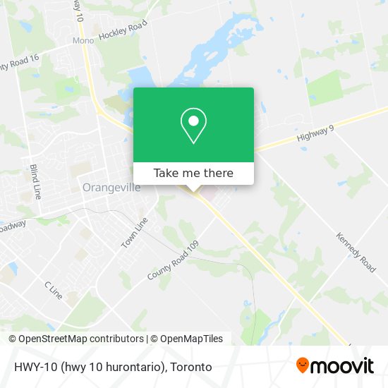 HWY-10 (hwy 10 hurontario) map