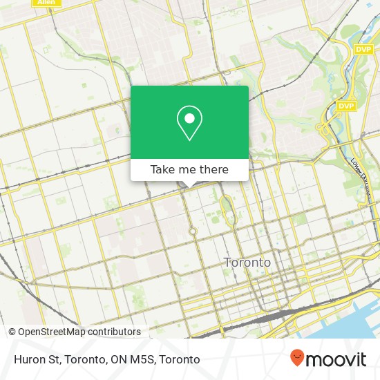 Huron St, Toronto, ON M5S map