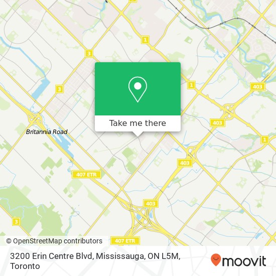 3200 Erin Centre Blvd, Mississauga, ON L5M plan