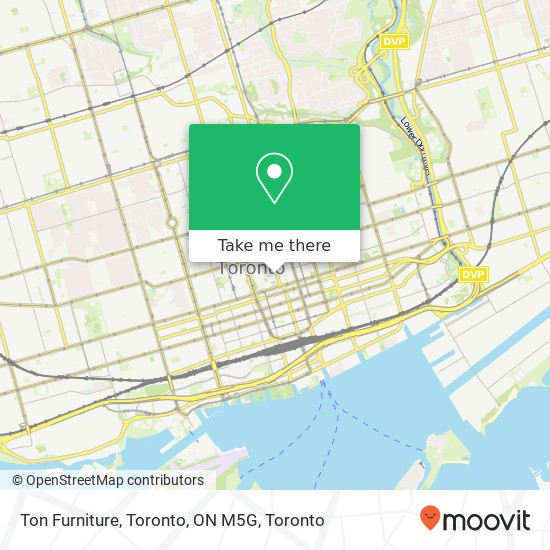 Ton Furniture, Toronto, ON M5G plan