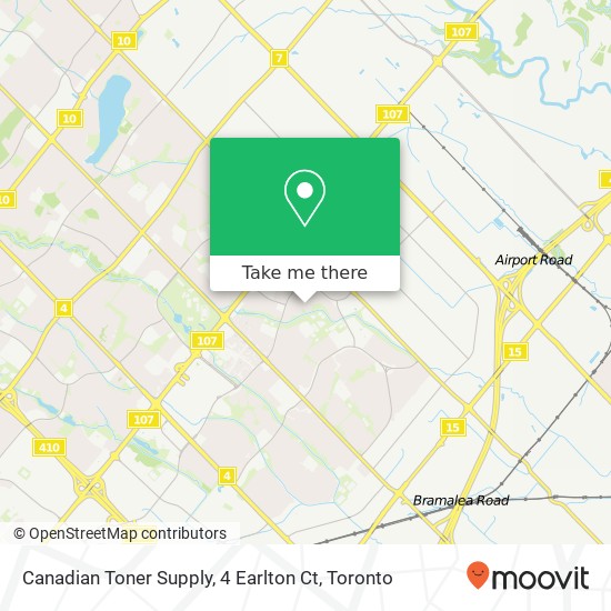 Canadian Toner Supply, 4 Earlton Ct map