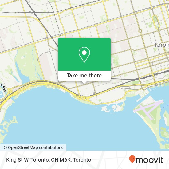 King St W, Toronto, ON M6K map