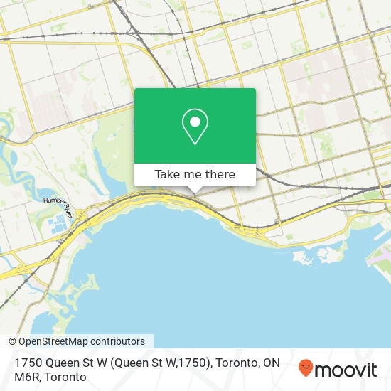 1750 Queen St W (Queen St W,1750), Toronto, ON M6R plan