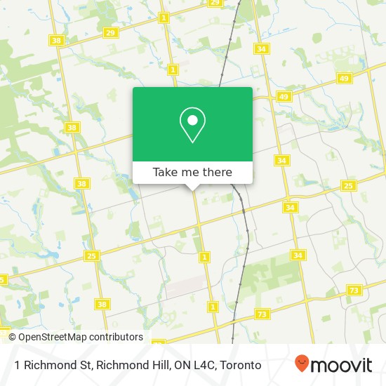 1 Richmond St, Richmond Hill, ON L4C map