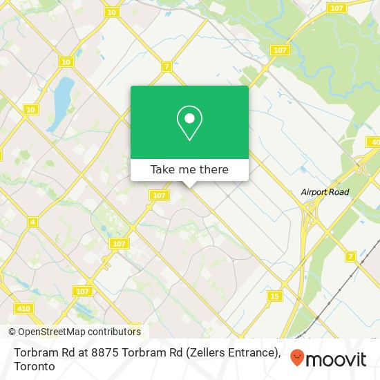 Torbram Rd at 8875 Torbram Rd (Zellers Entrance) map