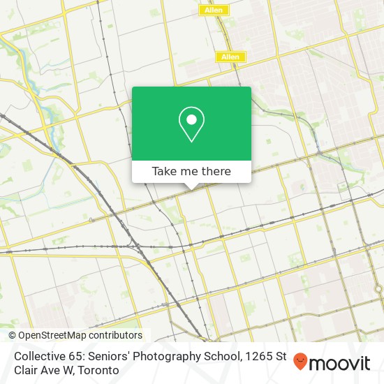 Collective 65: Seniors' Photography School, 1265 St Clair Ave W map
