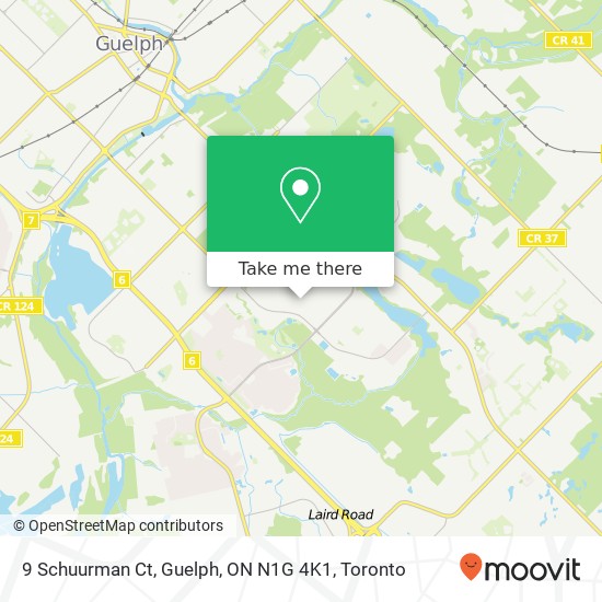 9 Schuurman Ct, Guelph, ON N1G 4K1 map