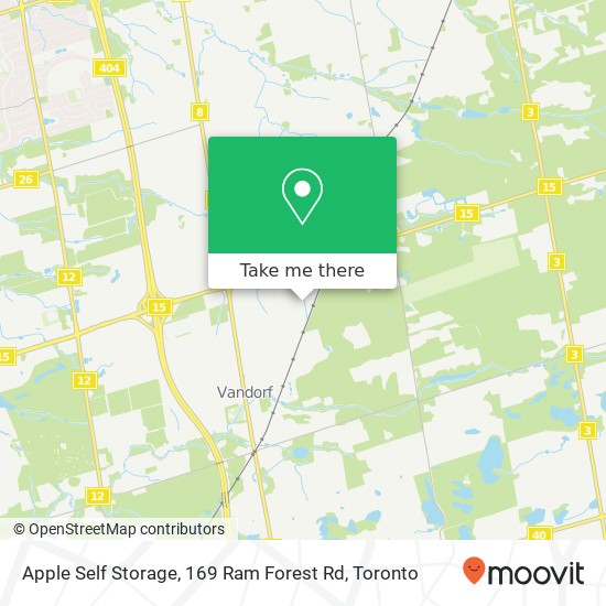 Apple Self Storage, 169 Ram Forest Rd plan